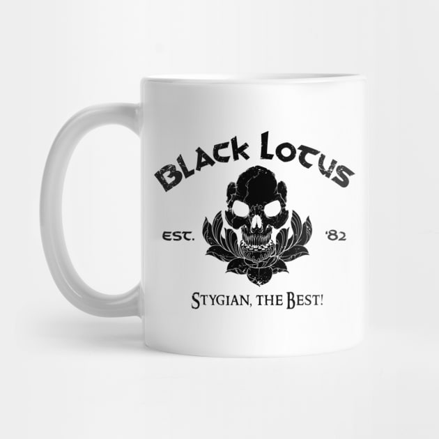 Black Lotus (Black) by Miskatonic Designs